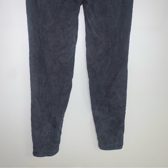 BDG Urban Outfitters Corduroy Pants Size 24 Charcoal Grey High-Rise Mom Tapered - Picture 8 of 12
